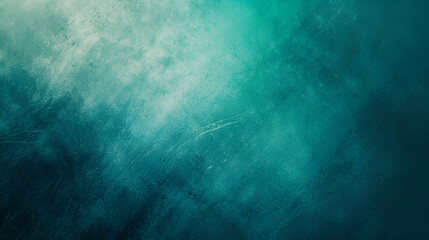 Blue green teal luminous noise texture cover header poster design with a grainy colour gradient background