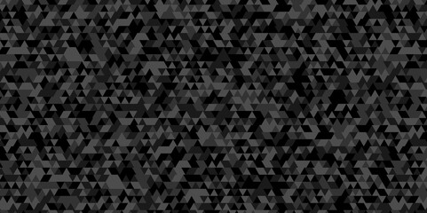 Fototapeta premium Modern abstract geometric polygon background. Abstract polygon triangle background vector illustration. Black and gray Polygon Mosaic Background.
