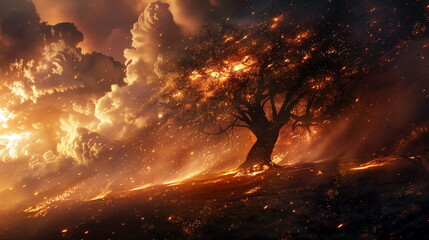 Obraz premium wrath of nature