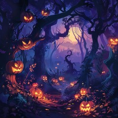 scary halloween background