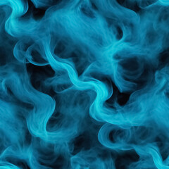 Obraz premium Seamless pattern with texture of blue smoke, fog
