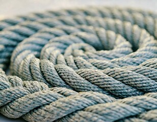 Fototapeta premium boat rope close up, texture material 