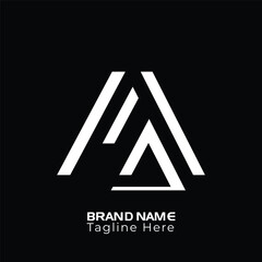 Free vector simple abstract business logo design template