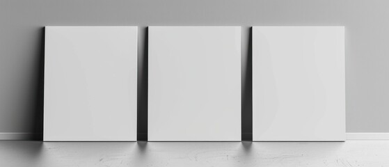 A minimalist approach to professionalism in this blank mockup design.