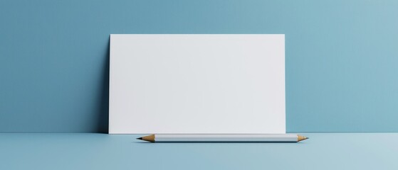A minimalist approach to professionalism in this blank mockup design.