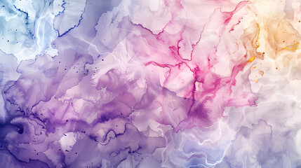 Art Abstract watercolor flow blot painting marble background. Generative AI.