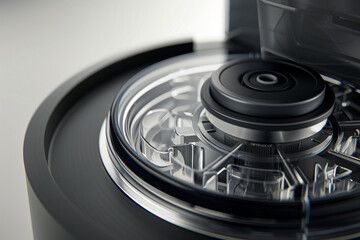 A powerful food processor with multiple speed settings, allowing precise control over processing tasks.