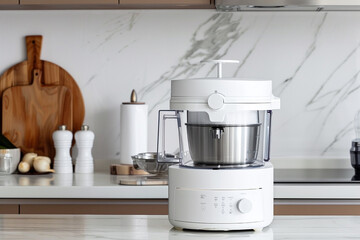 A powerful food processor with multiple speed settings, allowing precise control over processing.