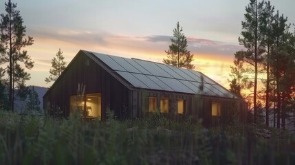 Harnessing Solar Energy: Modern House Embraces Sustainable Future