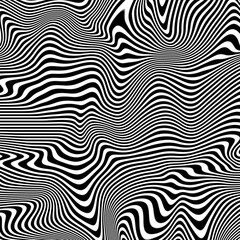"Linear Waves: Black Lines on White Background"