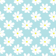 Abstract pattern of  daisy flower, origami flowers background.style for banners,prints,clothing,wallpaper,posters, websites,online shopping.Vector illustration design and creative idea.eps10.
