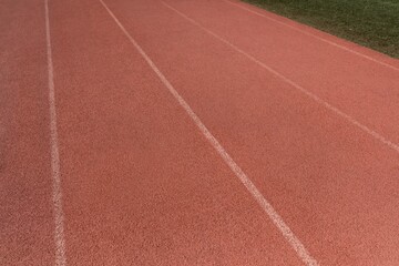 Fototapeta premium Empty running track