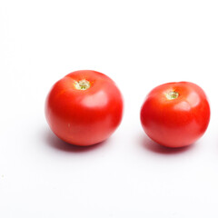 tomato on white background