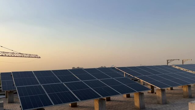 solar panels on a roof