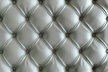 white leather texture buttoned cushioning effect for luxury decoration