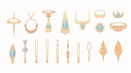 Minimal geometric jewelry