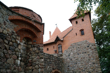 Trakai, Lithuania - Medieval castle - fortified walls