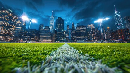 World soccer match in New York City cup