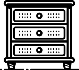 Dresser furniture icon 12