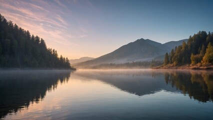 Peaceful Lake Reflections Nature Landscape Tranquil Scenery Beauty Serene Waterfront Sunset Sky View calm Sunset Serene Beauty Peaceful Nature Landscape Scenery