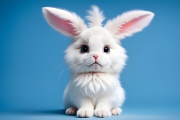 Obraz premium Sitting cute bunny