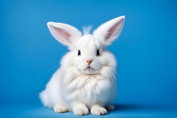 Sitting cute bunny