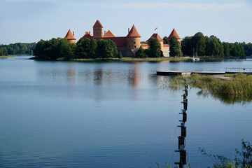 Trakai, Lithuania - Medieval castle on Galve Lake