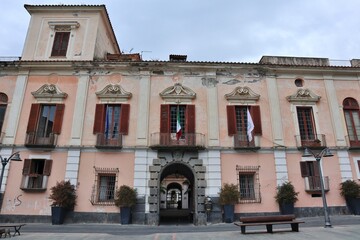 Fototapeta na wymiar Maiori - Palazzo Mezzacapo in Corso Reginna