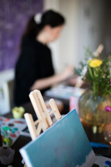 person working on computer