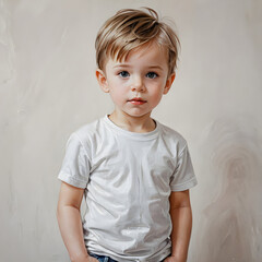 Naklejka premium portrait of a little child