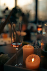 candles in the church