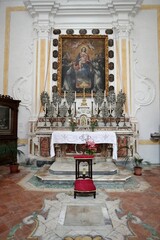 Maiori - Altare destro del transetto della Chiesa di San Domenico