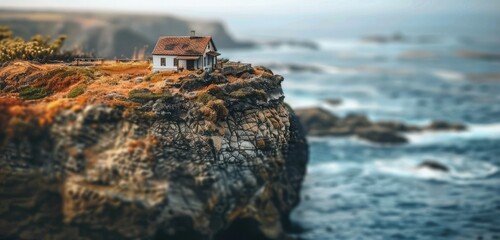 old house on the coast
