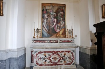 Maiori - Altare del Calvario nel Santuario di Santa Maria a Mare