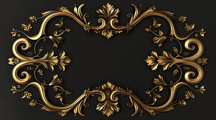 Golden Elegance: Ornate Frames for Timeless Beauty in Every Picture