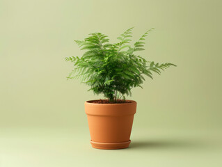 Verdant Asparagus Fern in dark pot