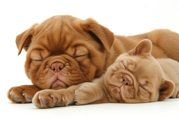 Obraz premium Adoration for pets embracing the devotion and unwavering affection of furry companions