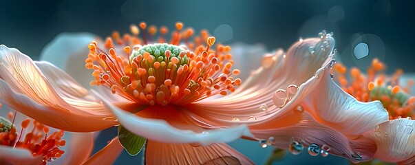 Delicate Dance of Interactive Flower Bloom A Captivating Display of Natures Splendor and Evolution