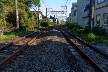 鎌倉駅近辺 横須賀線の線路