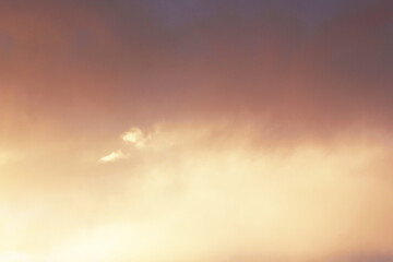 Dramatic cloudy sky as background.