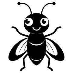 Fototapeta premium bee cartoon isolated on white