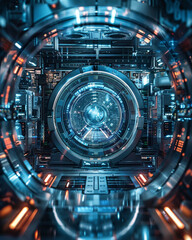 Quantum encryption demo, ultrasecure data protection, cybersecurity lab environment