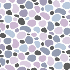 Abstract background in the form of various round spots, seamless pattern with spots.