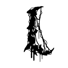 Alphabet Death Metal and Black Metal Font 