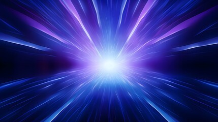 Obraz premium Radial blue and pruple light through the tunnel glowing in the darkness for print designs templates, Advertising materials, Email Newsletters, Header webs, e commerce signs retail shopping, advertisem