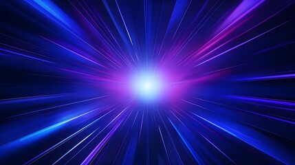 Radial blue and pruple light through the tunnel glowing in the darkness for print designs templates, Advertising materials, Email Newsletters, Header webs, e commerce signs retail shopping, advertisem