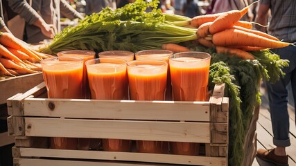 vegetables on the market