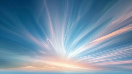 Obraz premium An abstract image of a light beam going through the sky