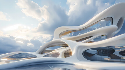 Obraz premium architecture, future, business, building exterior, city