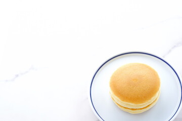 ふわふわの食感の美味しいパンケーキ
